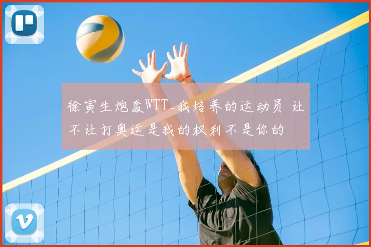 徐寅生炮轰WTT_我培养的运动员 让不让打奥运是我的权利不是你的